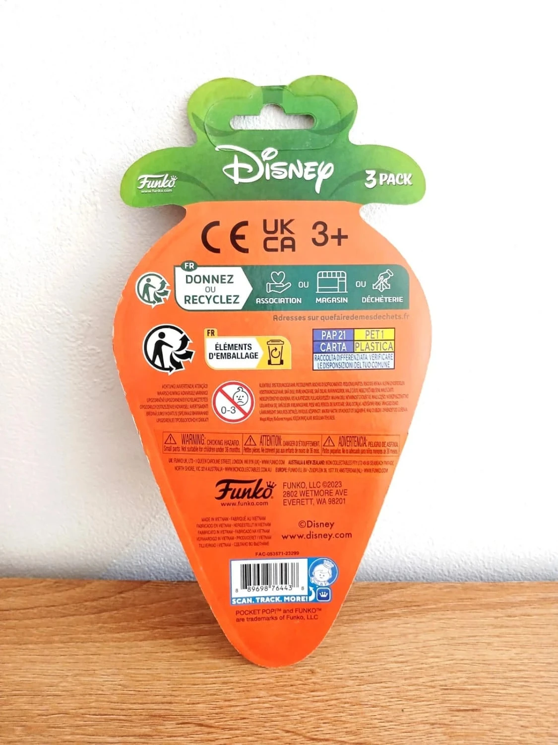 Figurines POP! Pocket Carrot Disney Princess 3 pack – photo 2